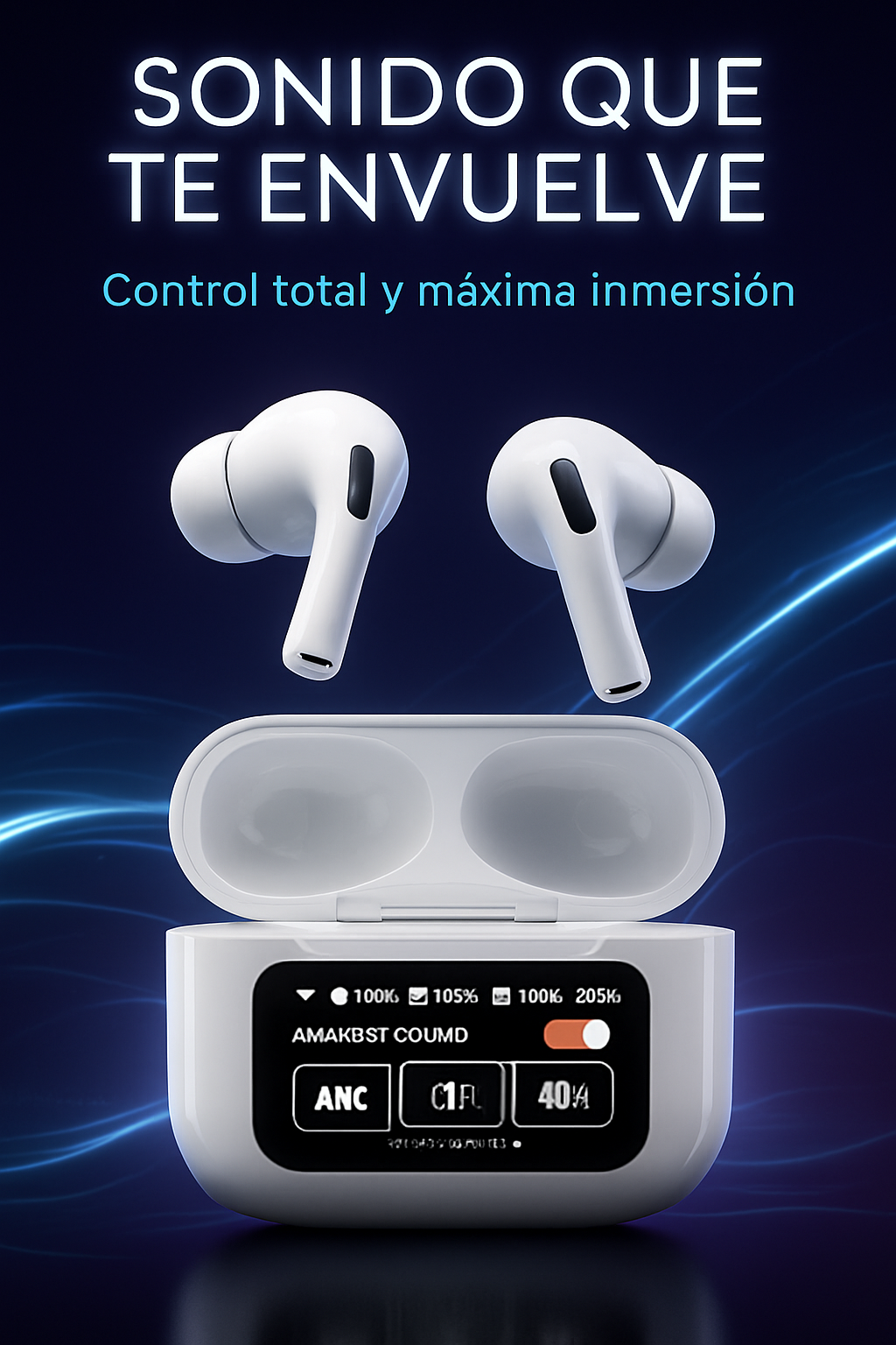 AUDIFONOS BLUETOOTH CANCELACION DE RUIDO